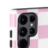 Pink and White Checkerboard Galaxy S25 Ultra Impact Case